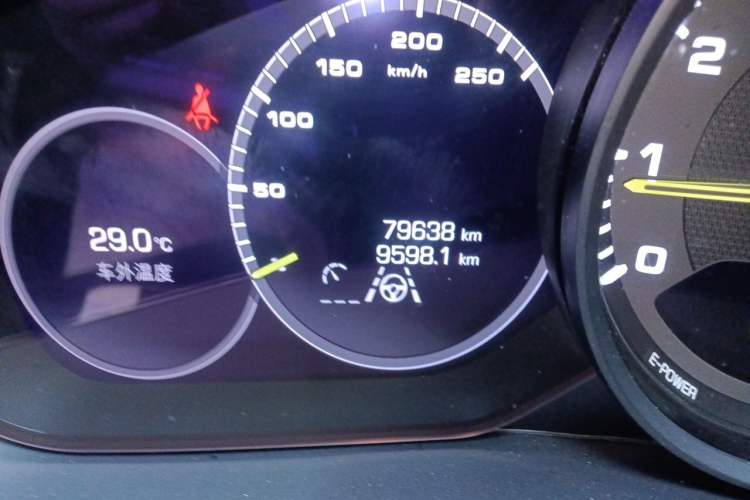 Used Porsche Cayenne E-Hybrid 2021 Cayenne E-Hybrid 2.0T Odometer Close Up