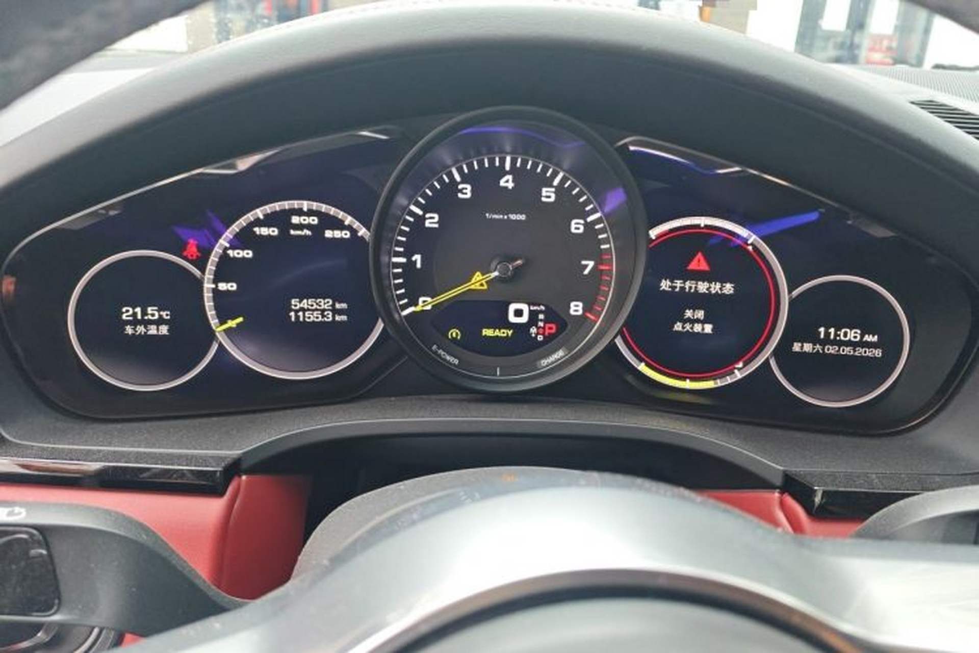 Used Porsche Cayenne E-Hybrid 2021 Cayenne E-Hybrid 2.0T Instrument Cluster