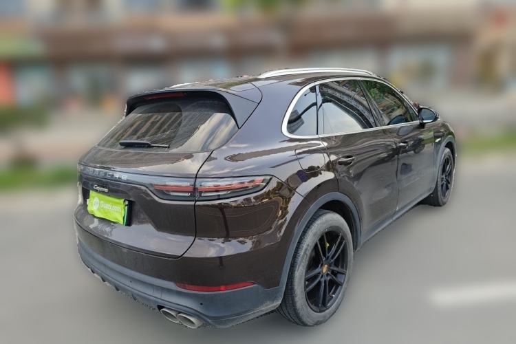 Used Porsche Cayenne E-Hybrid 2021 Cayenne E-Hybrid 2.0T Rear Right 45 Deg