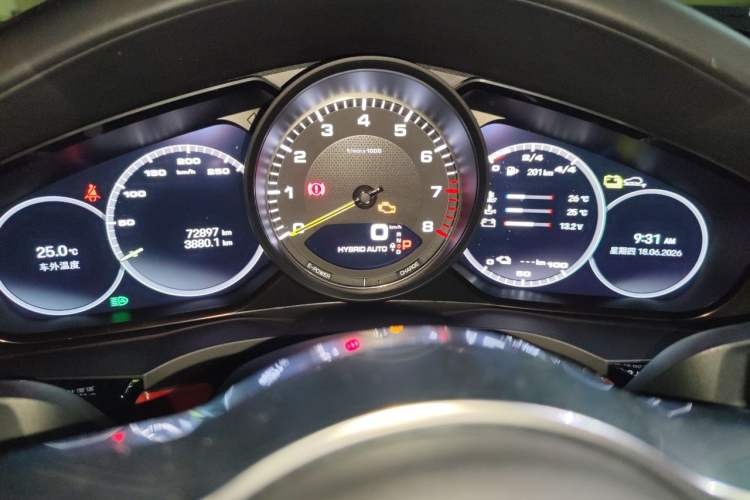 Used Porsche Cayenne E-Hybrid 2021 Cayenne E-Hybrid 2.0T Instrument Cluster