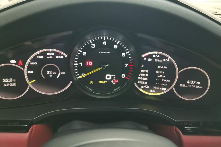 Used Porsche Cayenne E-Hybrid 2021 Cayenne E-Hybrid 2.0T Instrument Cluster