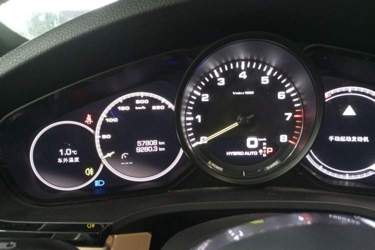 Used Porsche Cayenne E-Hybrid 2021 Cayenne E-Hybrid 2.0T Instrument Cluster
