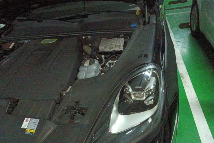 Used Porsche Cayenne E-Hybrid 2022 Cayenne E-Hybrid 2.0T Platinum Edition Engine Bay Left