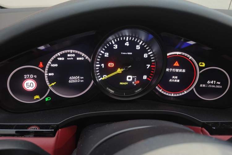 Used Porsche Cayenne E-Hybrid 2022 Cayenne E-Hybrid 2.0T Platinum Edition Instrument Cluster