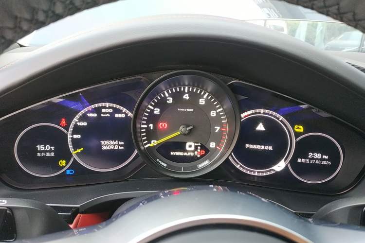 Used Porsche Cayenne E-Hybrid 2022 Cayenne E-Hybrid 2.0T Platinum Edition Instrument Cluster