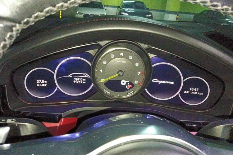 Used Porsche Cayenne E-Hybrid 2022 Cayenne E-Hybrid 2.0T Platinum Edition Instrument Cluster
