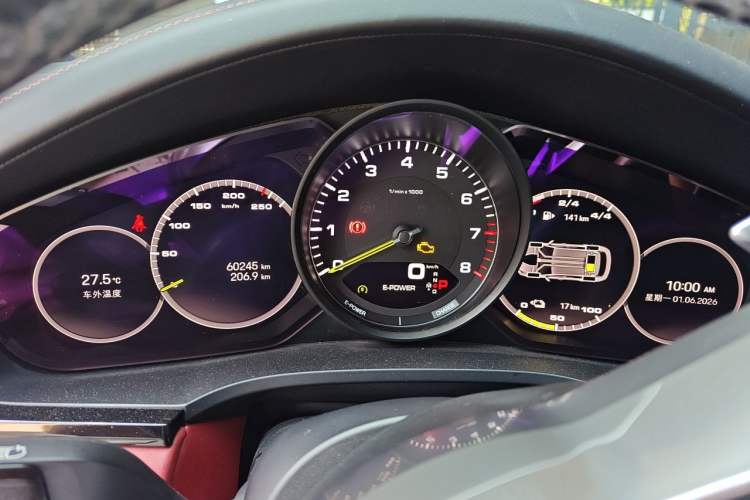 Used Porsche Cayenne E-Hybrid 2022 Cayenne E-Hybrid 2.0T Platinum Edition Instrument Cluster