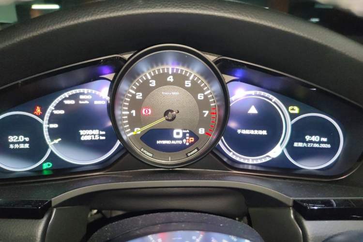 Used Porsche Cayenne E-Hybrid 2022 Cayenne E-Hybrid 2.0T Platinum Edition Instrument Cluster
