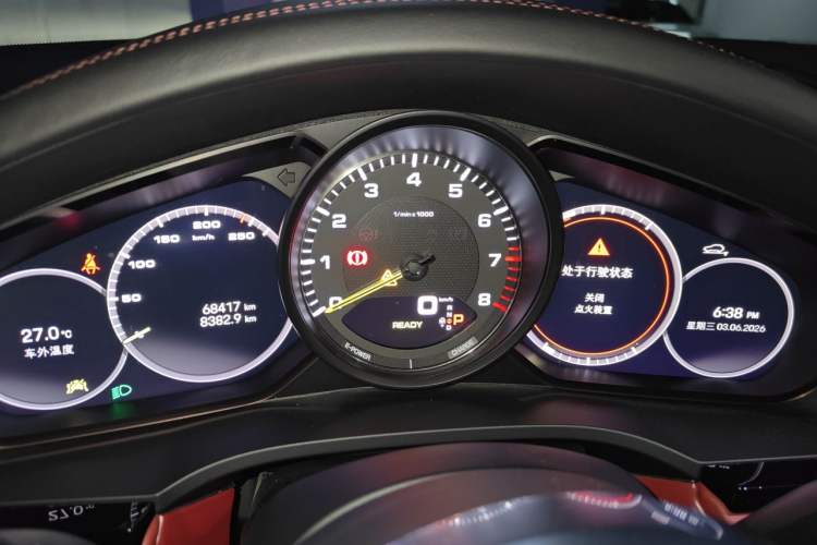 Used Porsche Cayenne E-Hybrid 2022 Cayenne E-Hybrid 2.0T Platinum Edition Instrument Cluster