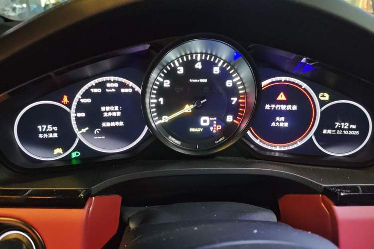 Used Porsche Cayenne E-Hybrid 2022 Cayenne E-Hybrid 2.0T Platinum Edition Instrument Cluster