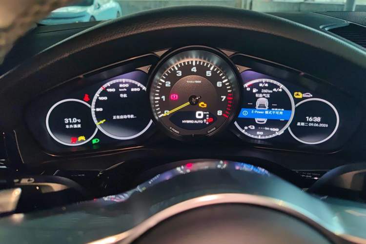 Used Porsche Cayenne E-Hybrid 2022 Cayenne E-Hybrid 2.0T Platinum Edition Instrument Cluster