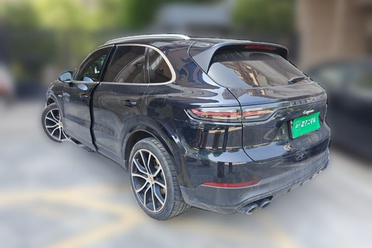 Used Porsche Cayenne E-Hybrid 2022 Cayenne E-Hybrid 2.0T Platinum Edition Rear Left 45 Deg