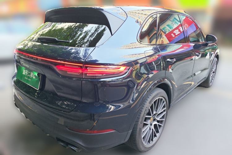 Used Porsche Cayenne E-Hybrid 2022 Cayenne E-Hybrid 2.0T Platinum Edition Rear Right 45 Deg