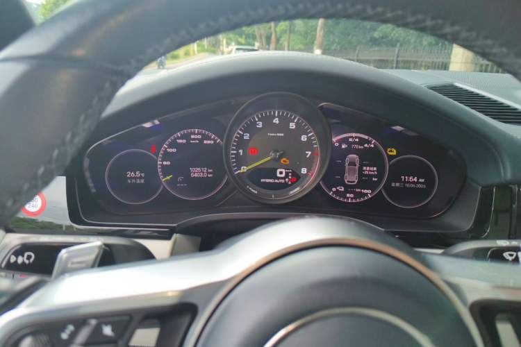 Used Porsche Cayenne E-Hybrid 2022 Cayenne E-Hybrid 2.0T Platinum Edition Instrument Cluster