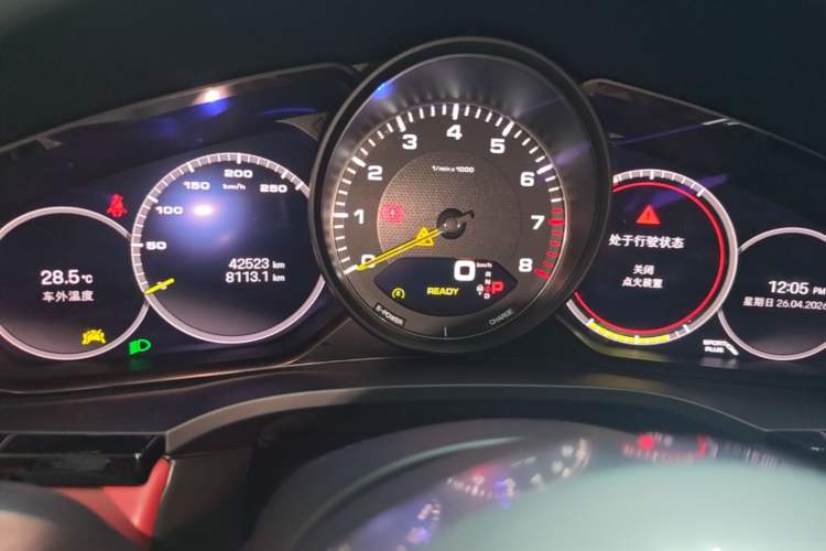 Used Porsche Cayenne E-Hybrid 2022 Cayenne E-Hybrid 2.0T Platinum Edition Instrument Cluster