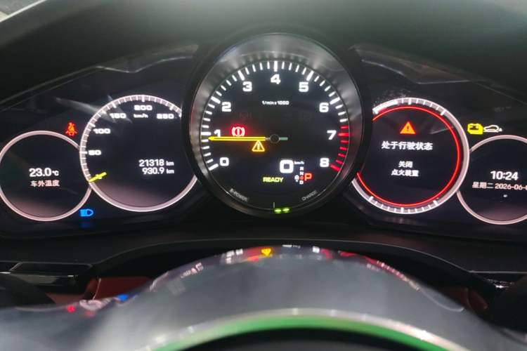 Used Porsche Cayenne E-Hybrid 2022 Cayenne E-Hybrid 2.0T Platinum Edition Instrument Cluster
