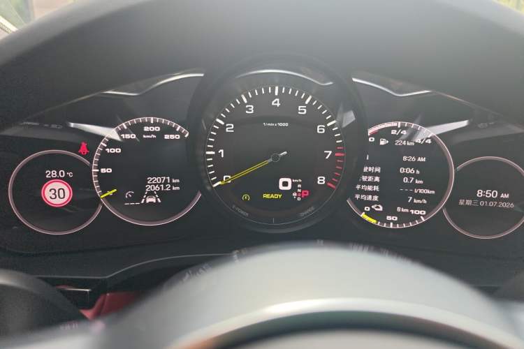 Used Porsche Cayenne E-Hybrid 2022 Cayenne E-Hybrid 2.0T Platinum Edition Instrument Cluster