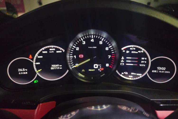 Used Porsche Cayenne E-Hybrid 2023 Cayenne E-Hybrid 2.0T Platinum Edition Instrument Cluster
