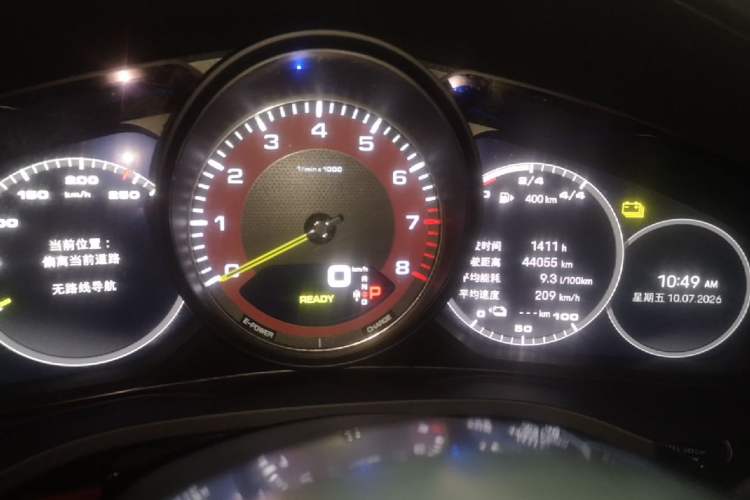 Used Porsche Cayenne E-Hybrid 2023 Cayenne E-Hybrid 2.0T Platinum Edition Instrument Cluster