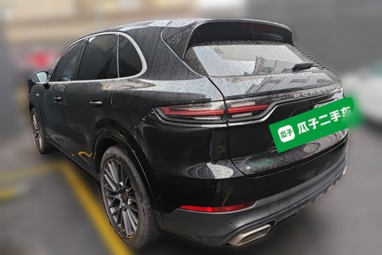 Used Porsche Cayenne E-Hybrid 2023 Cayenne Coupé E-Hybrid 2.0T Platinum Edition Rear Left 45 Deg