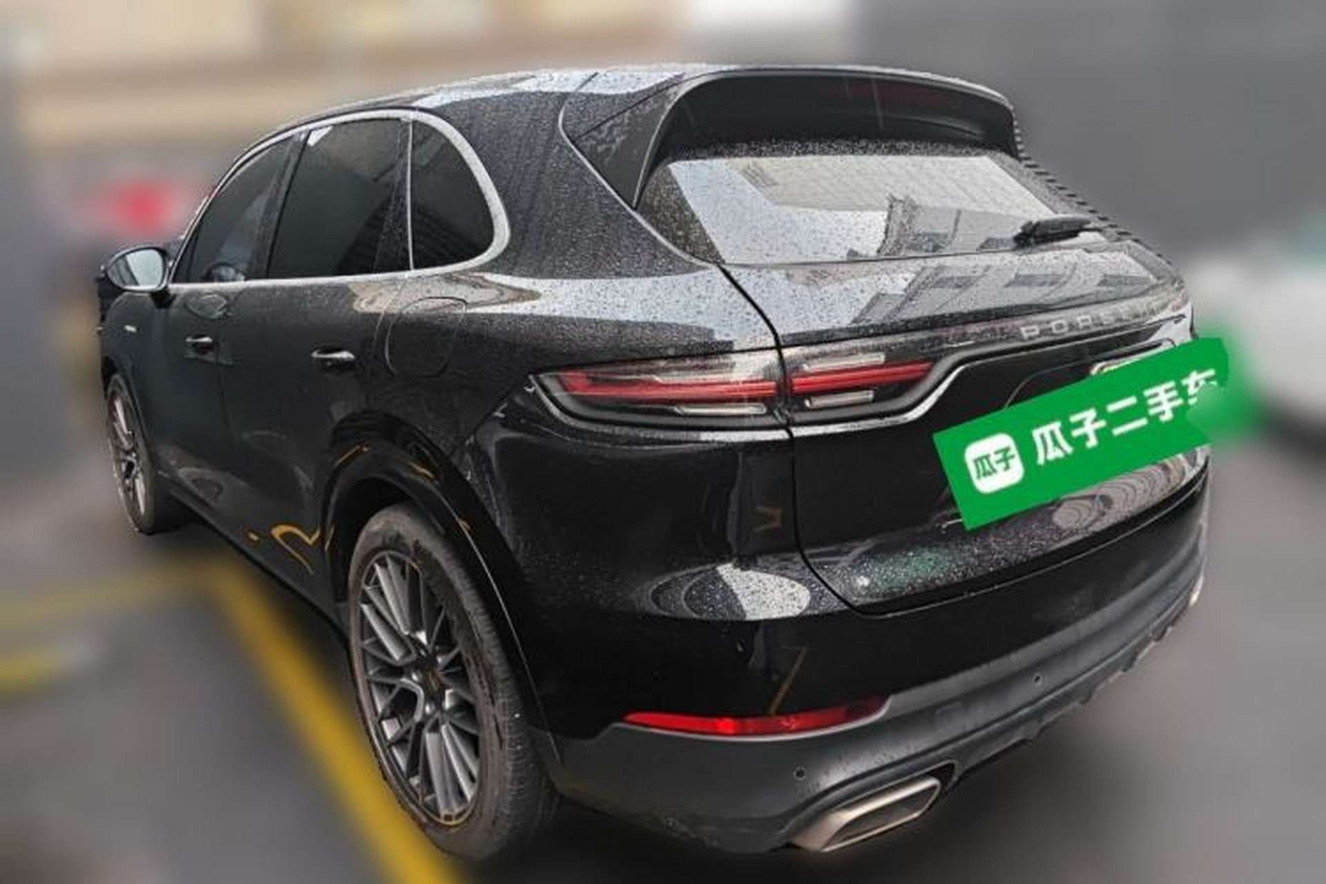 Used Porsche Cayenne E-Hybrid 2023 Cayenne Coupé E-Hybrid 2.0T Platinum Edition Rear Left 45 Deg