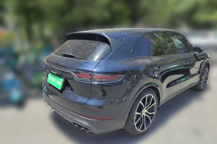 Used Porsche Cayenne E-Hybrid 2023 Cayenne Coupé E-Hybrid 2.0T Platinum Edition Rear Right 45 Deg