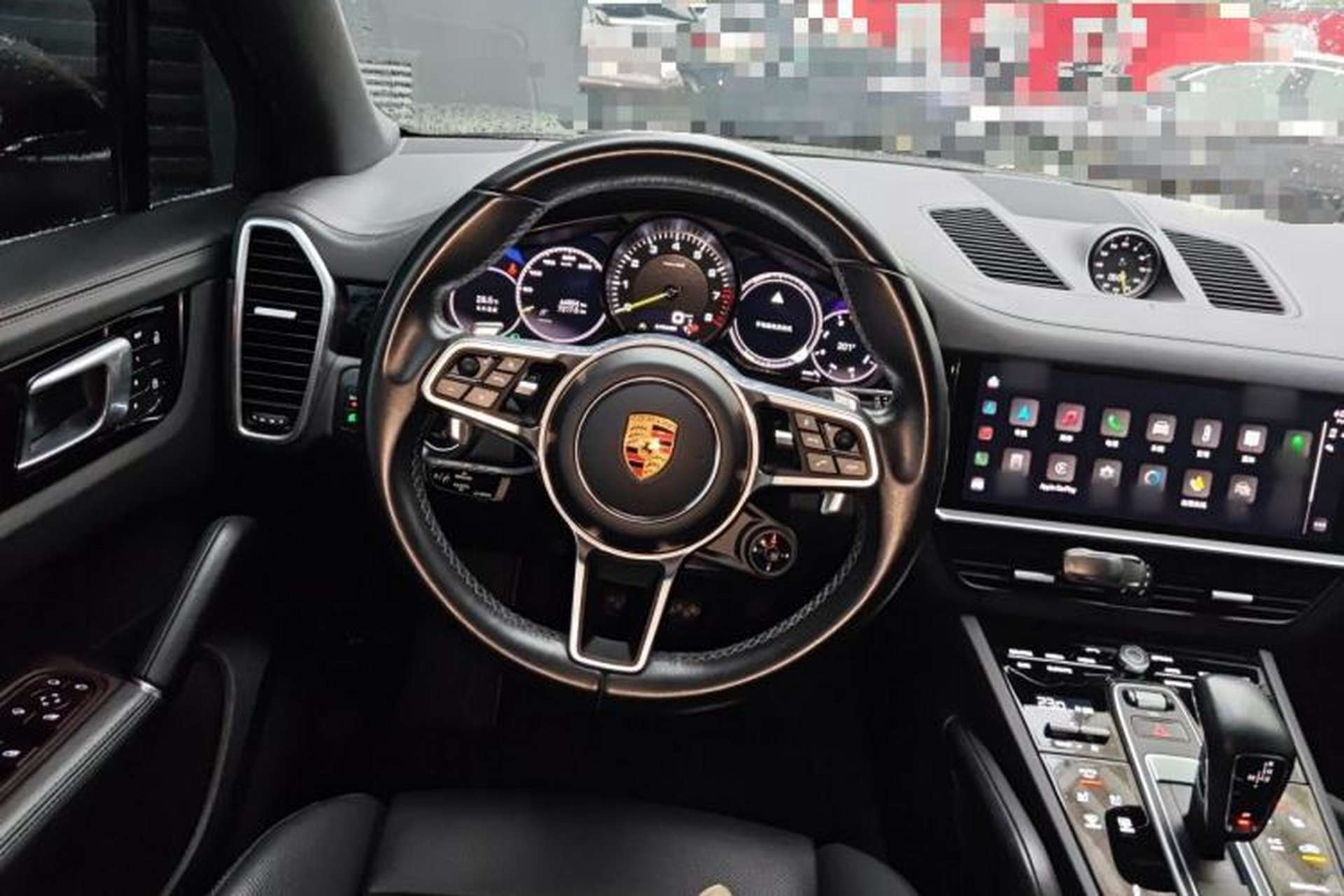Used Porsche Cayenne E-Hybrid 2023 Cayenne Coupé E-Hybrid 2.0T Platinum Edition Steering Wheel