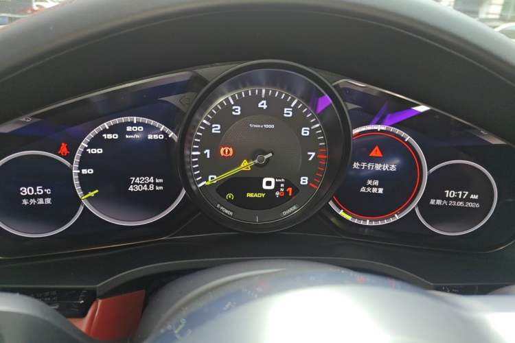 Used Porsche Cayenne E-Hybrid 2023 Cayenne E-Hybrid 2.0T Platinum Edition Instrument Cluster