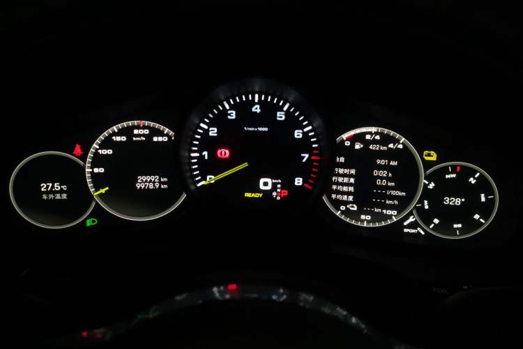 Used Porsche Cayenne E-Hybrid 2023 Cayenne E-Hybrid 2.0T Platinum Edition Instrument Cluster