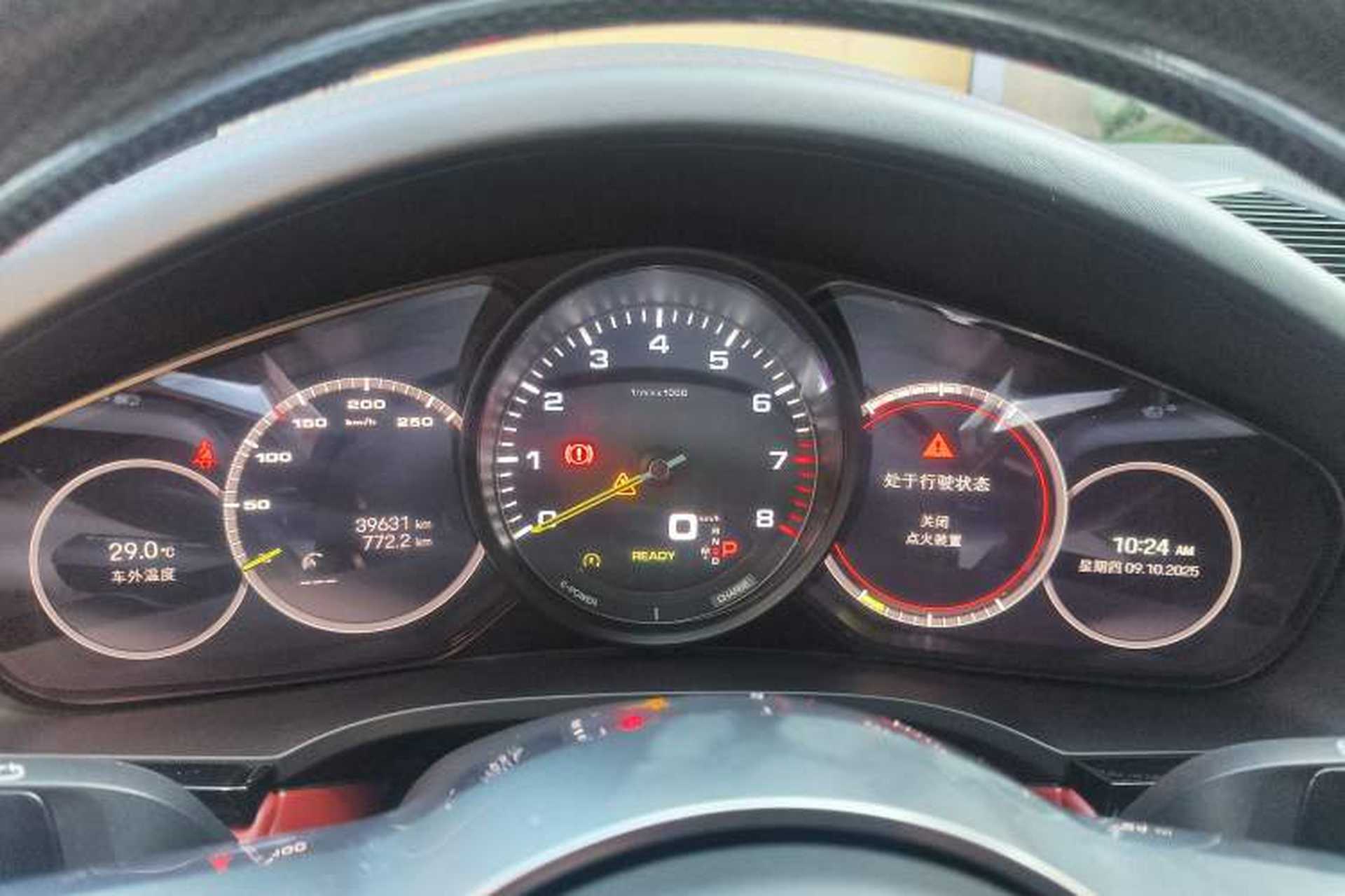 Used Porsche Cayenne E-Hybrid 2023 Cayenne E-Hybrid 2.0T Platinum Edition Instrument Cluster