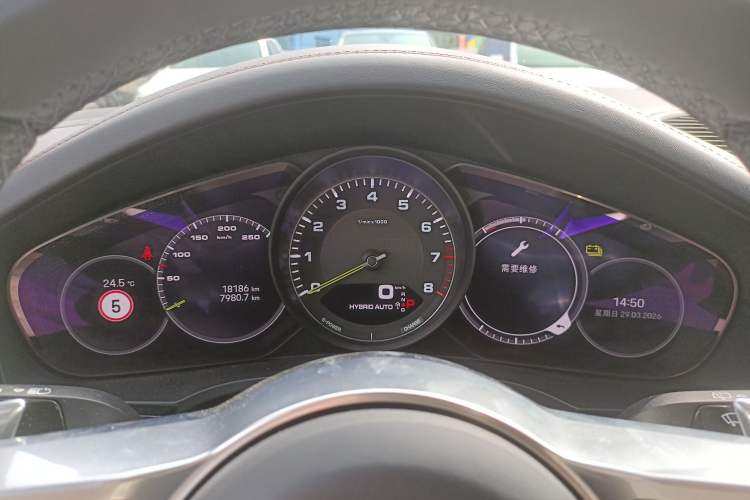 Used Porsche Cayenne E-Hybrid 2023 Cayenne E-Hybrid 2.0T Platinum Edition Instrument Cluster