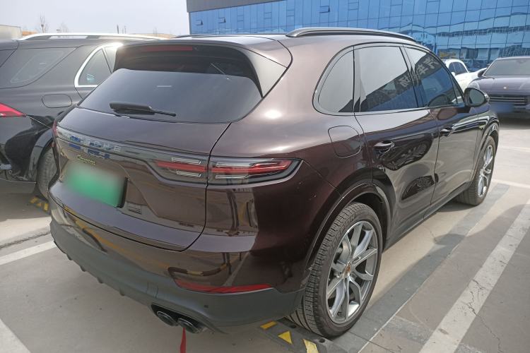 Used Porsche Cayenne E-Hybrid 2023 Cayenne E-Hybrid 2.0T Platinum Edition Rear Right 45 Deg