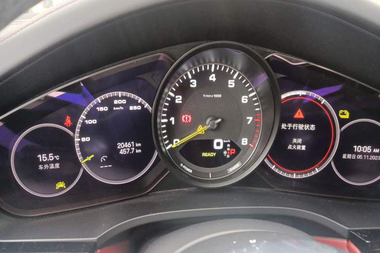 Used Porsche Cayenne E-Hybrid 2023 Cayenne E-Hybrid 2.0T Platinum Edition Instrument Cluster