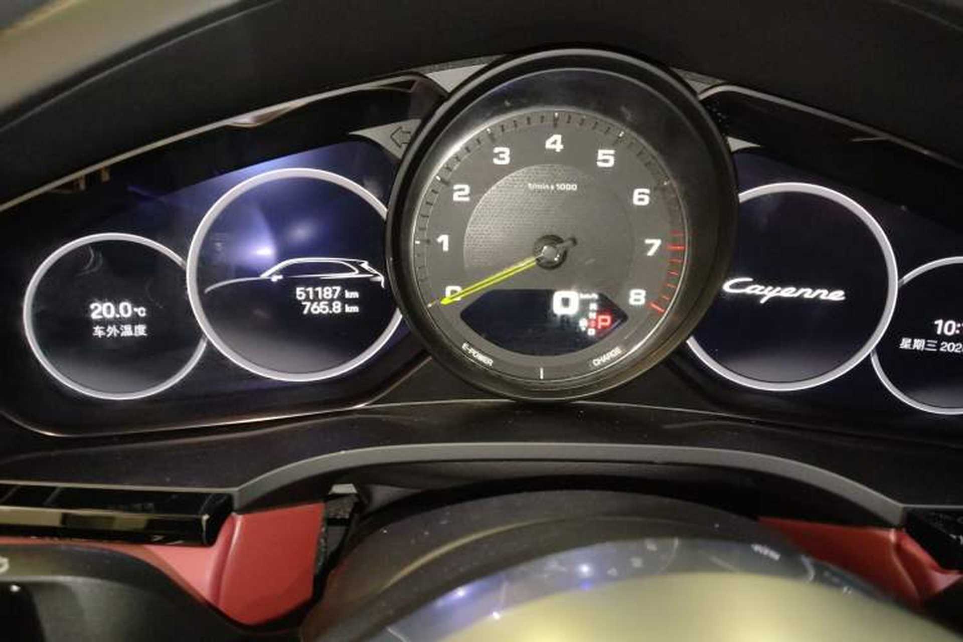 Used Porsche Cayenne E-Hybrid 2023 Cayenne E-Hybrid 2.0T Platinum Edition Instrument Cluster