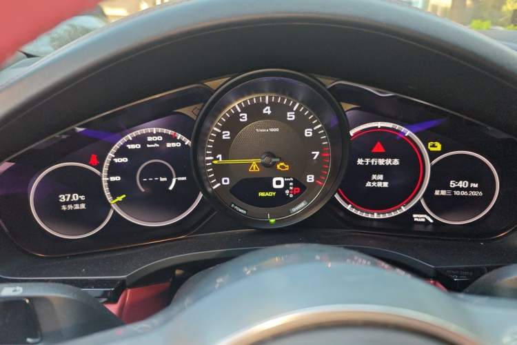 Used Porsche Cayenne E-Hybrid 2023 Cayenne E-Hybrid 2.0T Platinum Edition Instrument Cluster