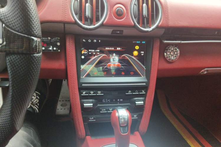Used Porsche Cayman 2009 Cayman 2.9L Audio And AC Panel