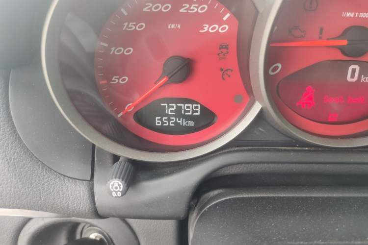 Used Porsche Cayman 2009 Cayman S 3.4L Odometer Close Up