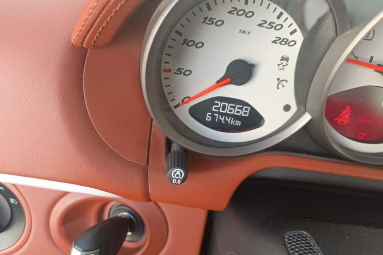 Used Porsche Cayman 2010 Cayman S 2.9L Odometer Close Up