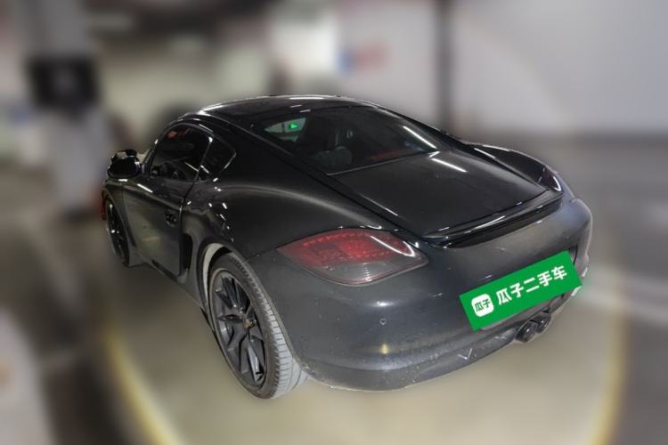 Used Porsche Cayman 2012 Cayman Black Edition 2.9L Rear Left 45 Deg