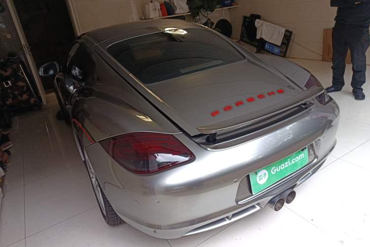 Used Porsche Cayman 2012 Cayman Black Edition 2.9L Rear Left 45 Deg