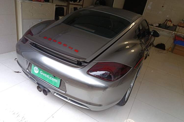Used Porsche Cayman 2012 Cayman Black Edition 2.9L Rear Right 45 Deg