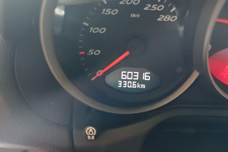 Used Porsche Cayman 2012 Cayman Black Edition 2.9L Odometer Close Up