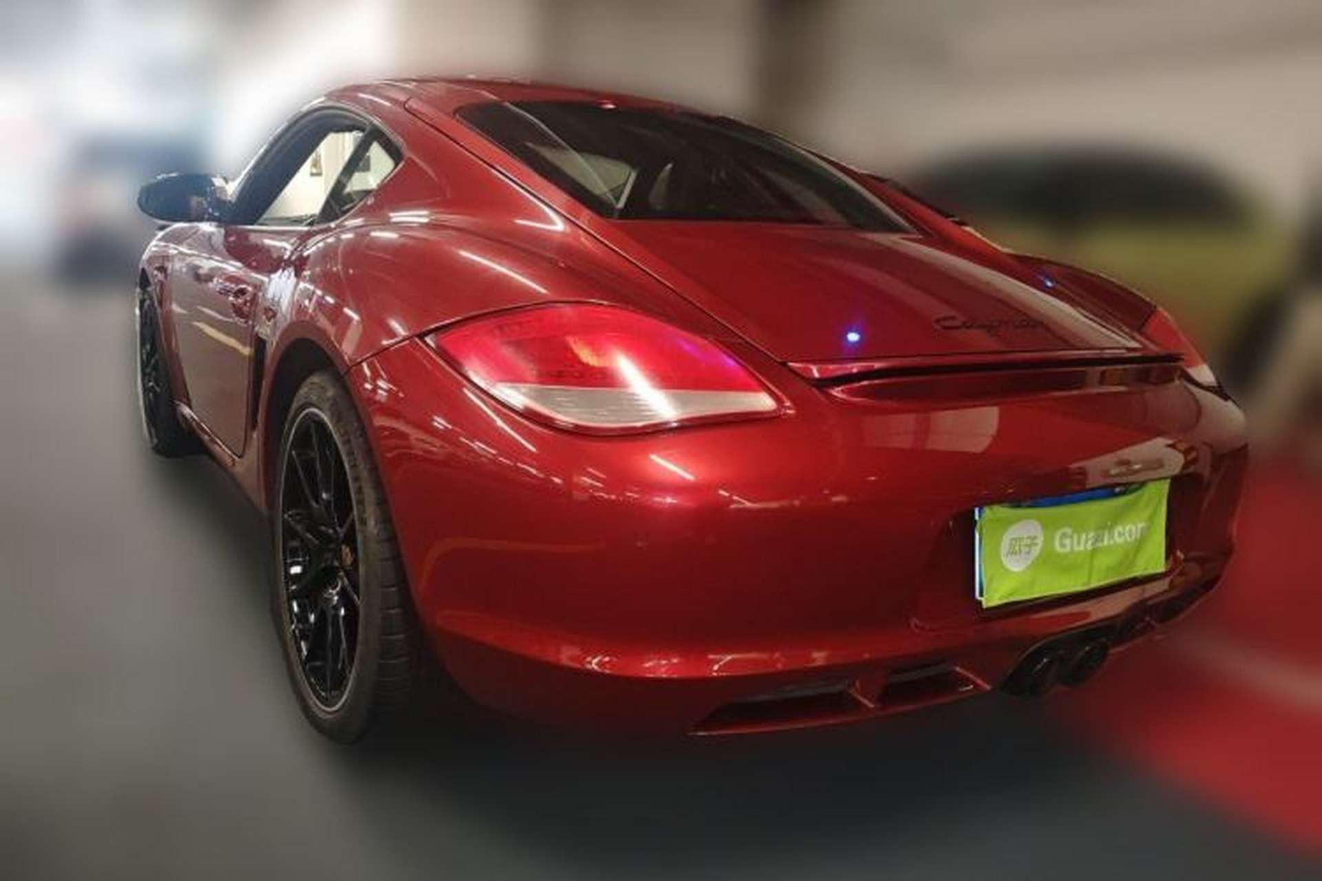 Used Porsche Cayman 2012 Cayman Black Edition 2.9L Rear Left 45 Deg