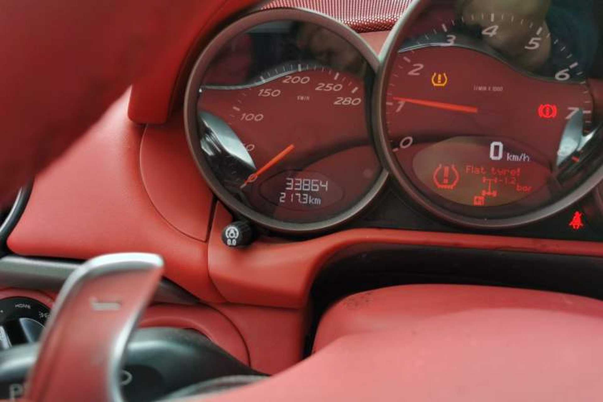 Used Porsche Cayman 2012 Cayman Black Edition 2.9L Odometer Close Up