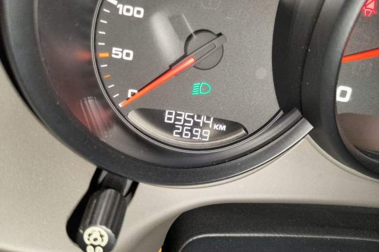 Used Porsche Cayman 2013 Cayman 2.7L Odometer Close Up