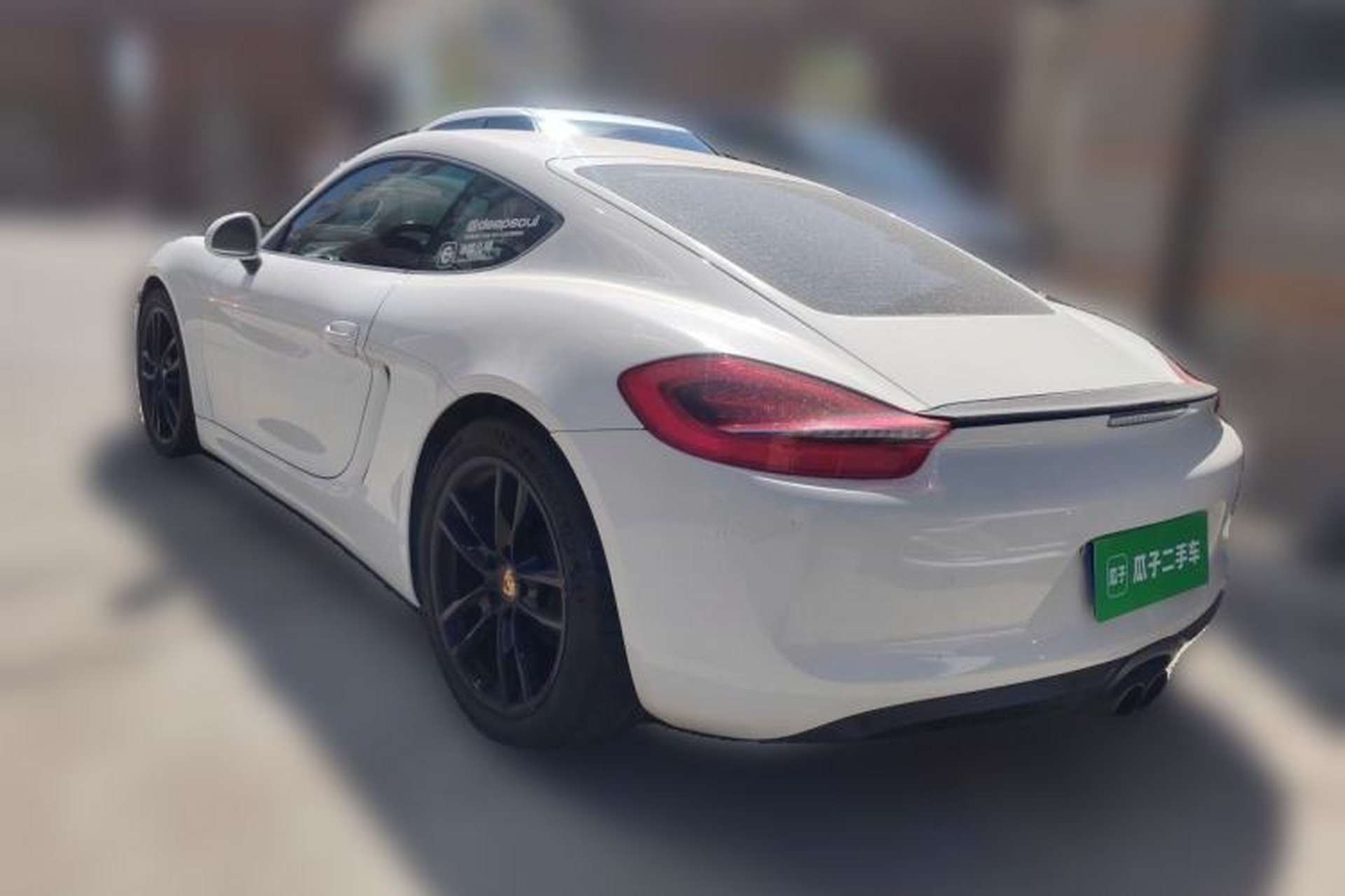 Used Porsche Cayman 2013 Cayman 2.7L Rear Left 45 Deg