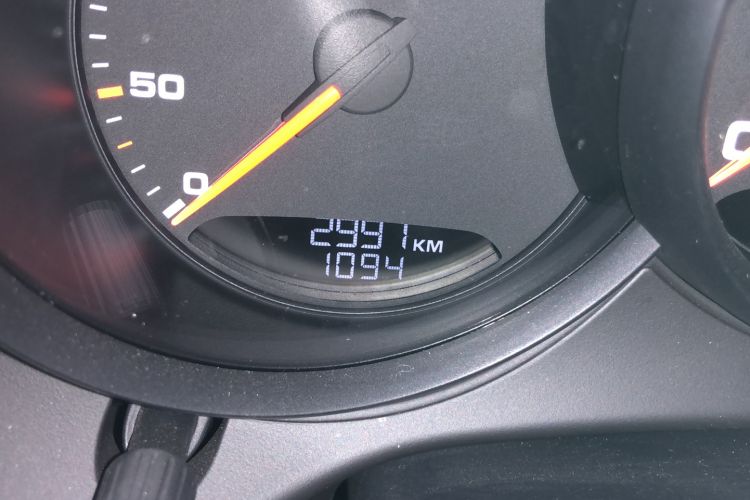 Used Porsche Cayman 2015 Cayman Style Edition 2.7L Odometer Close Up