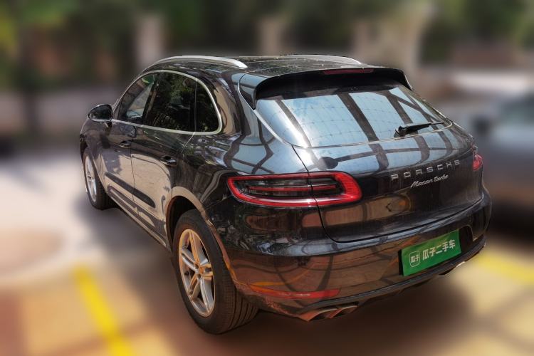 Used Porsche Macan 2014 Macan Turbo 3.6T Rear Left 45 Deg