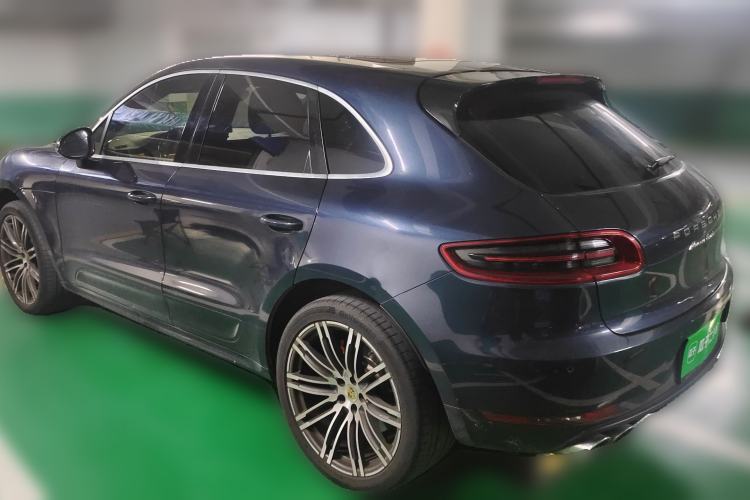 Used Porsche Macan 2014 Macan Turbo 3.6T Rear Left 45 Deg