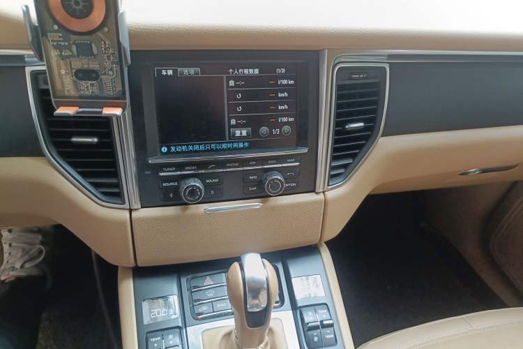 Used Porsche Macan 2014 Macan 2.0T Audio And AC Panel